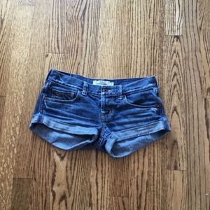 Blue Abercrombie Jean Shorts kids size 12